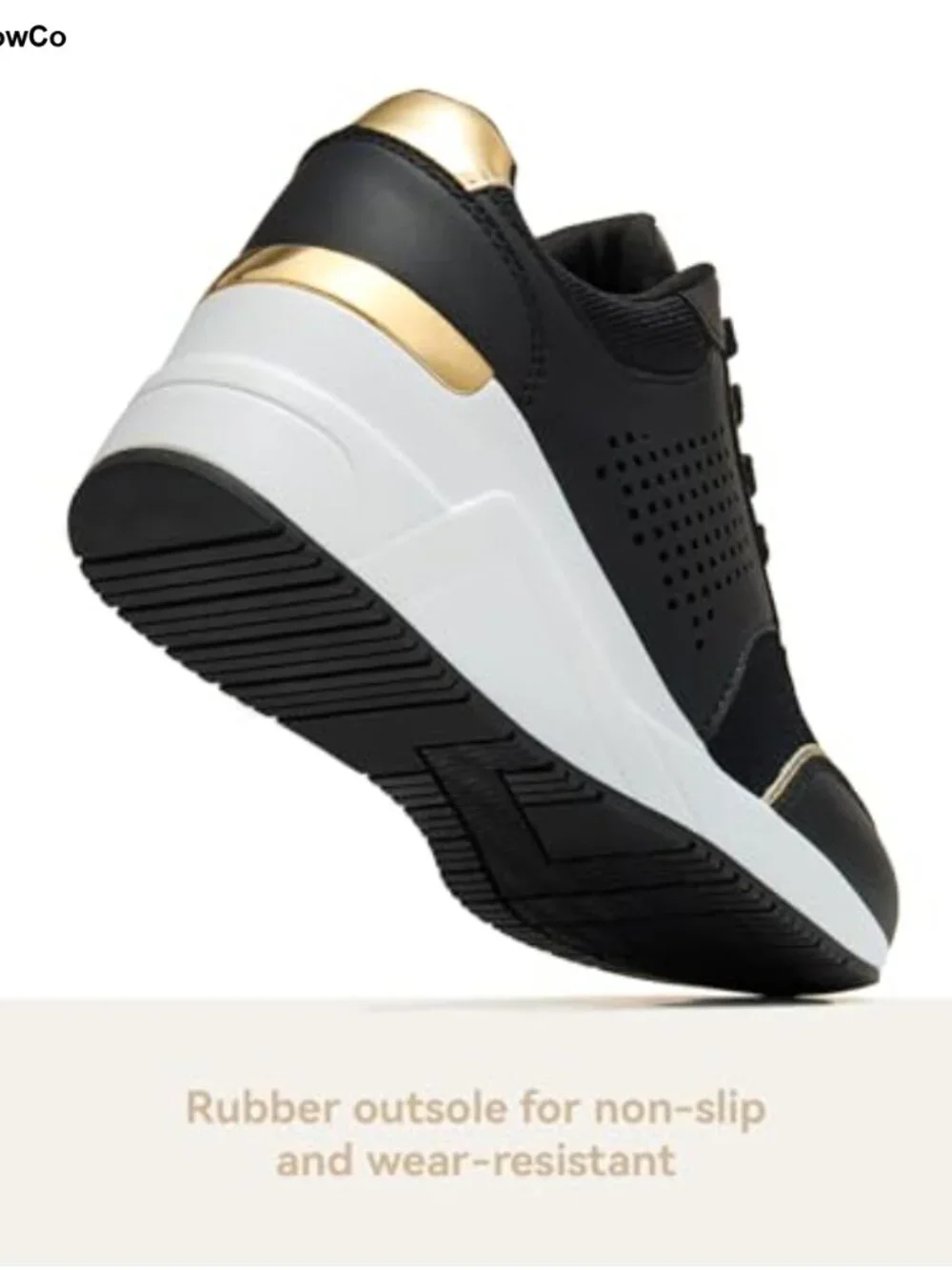 Wedge Sneakers Non-Slip Cushioned Lightweight Fashion